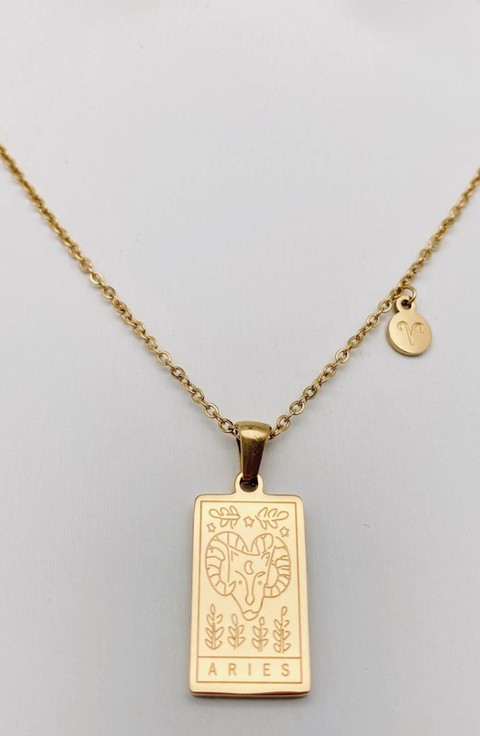 Zodiac Constellation Pendant Necklace