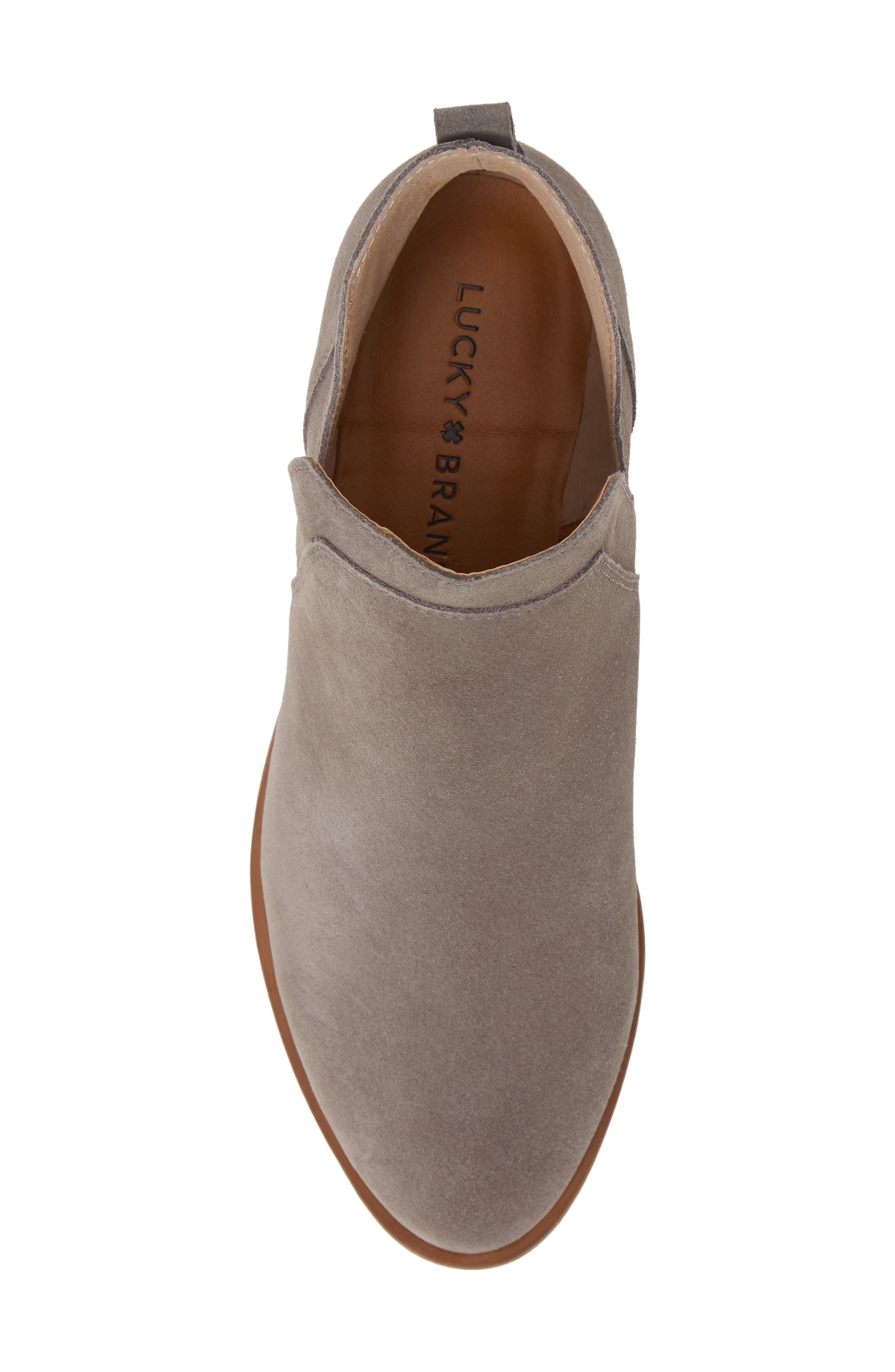 Bebhina Waterproof Western Bootie, Alternate, color, TITANIUM SUEDE