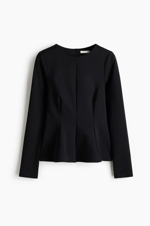 Jersey Peplum Top