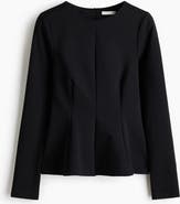 H&M Jersey Peplum Top