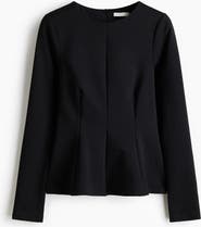 H&M Jersey Peplum Top