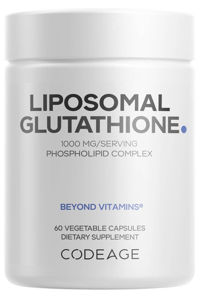Liposomal Glutathione 1000mg L-Glutathione Supplement, Main, color, White