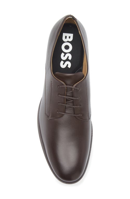 Hugo Boss Boss Colby Plain Toe Derby In Brown