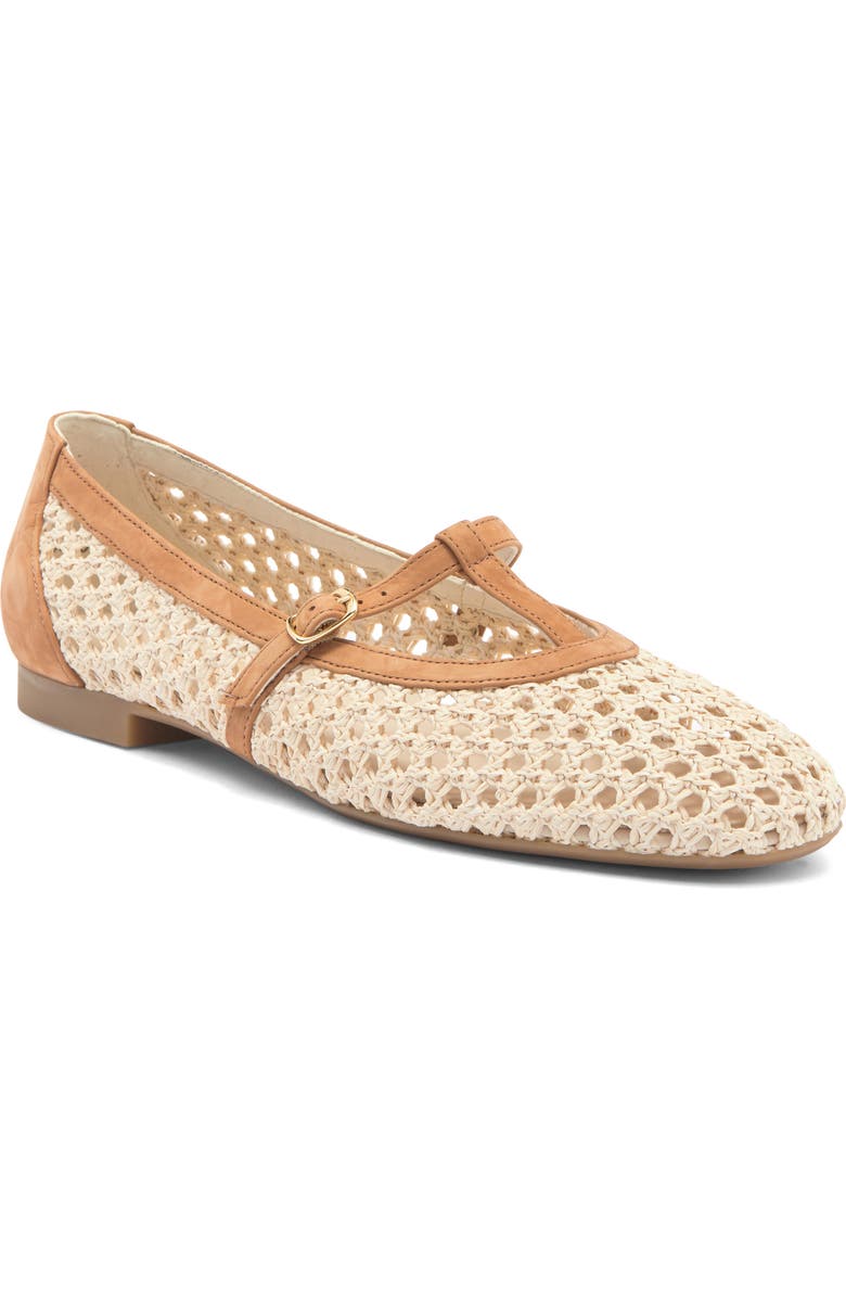 Paul Green Anabele Mary Jane Flat, Main, color, Diva Royal Natural Nubuck
