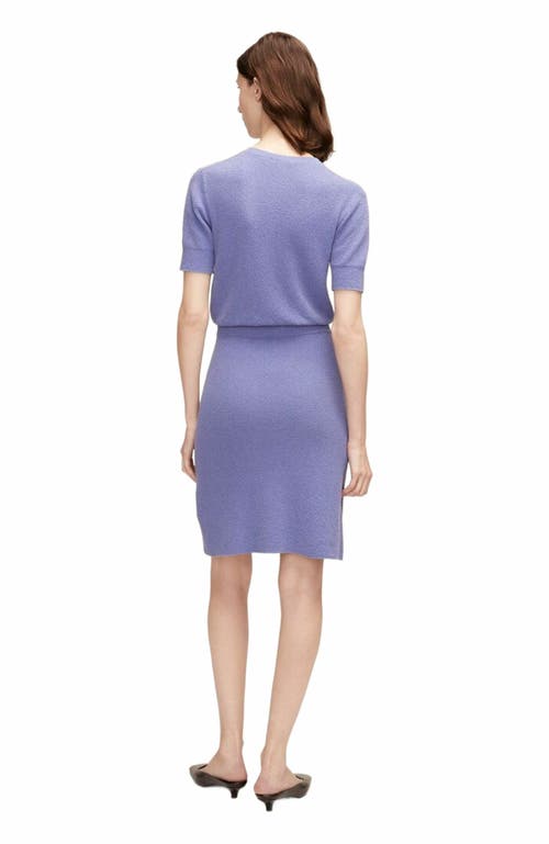 Rebecca Taylor Mini Boucle Skirt In Blue