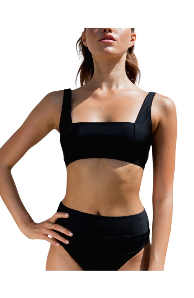 Biliblond Bikini Top Ronch, Alternate, color, Black