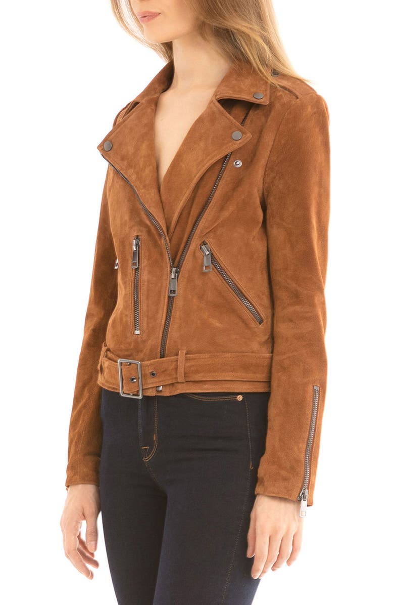 Bagatelle .NYC Suede Jacket, Alternate, color,