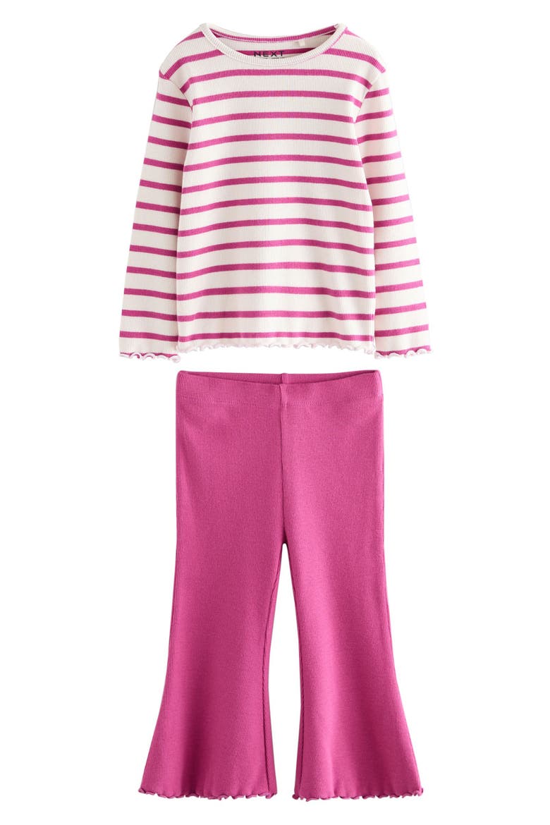 Kids' Assorted 6-Pack Long Sleeve T-Shirts & Leggings Set, Alternate, color, BLUE