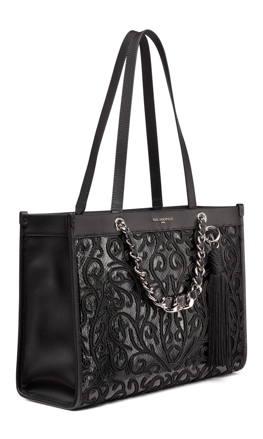 Savoie Tote, Alternate, color, Black/Black