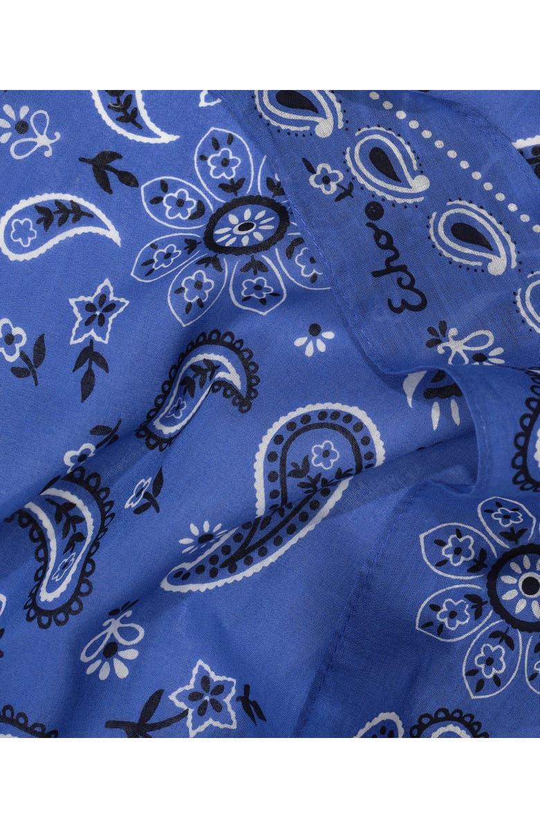 Echo Bandana Triangle Scarf, Alternate, color, Ultramarine