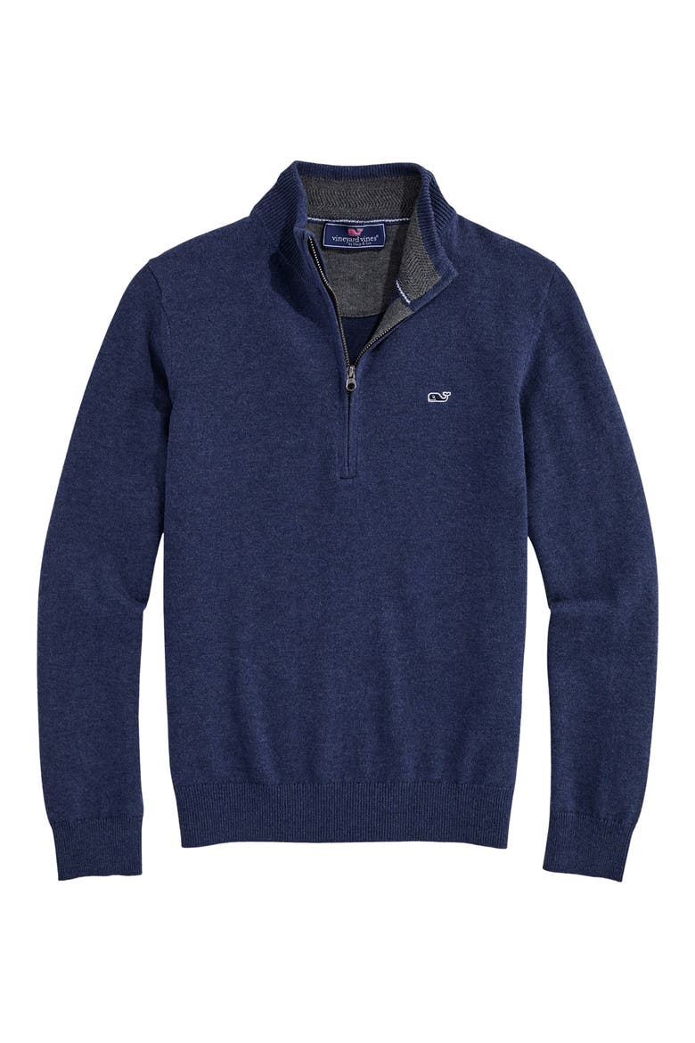 Kids' Boathouse Quarter-Zip Pullover, Main, color, B218 NAUTI
