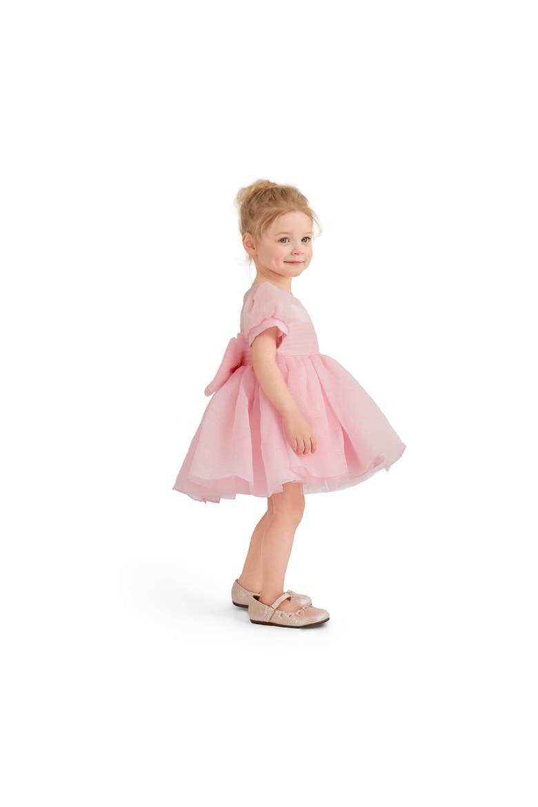 Puff-Sleeve Party Dress, Alternate, color, Pink