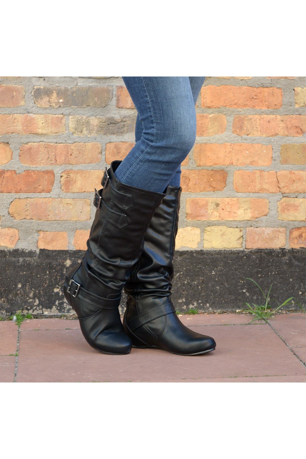 Journee Collection JOURNEE Tiffany Slouchy Riding Boot, Alternate, color, 