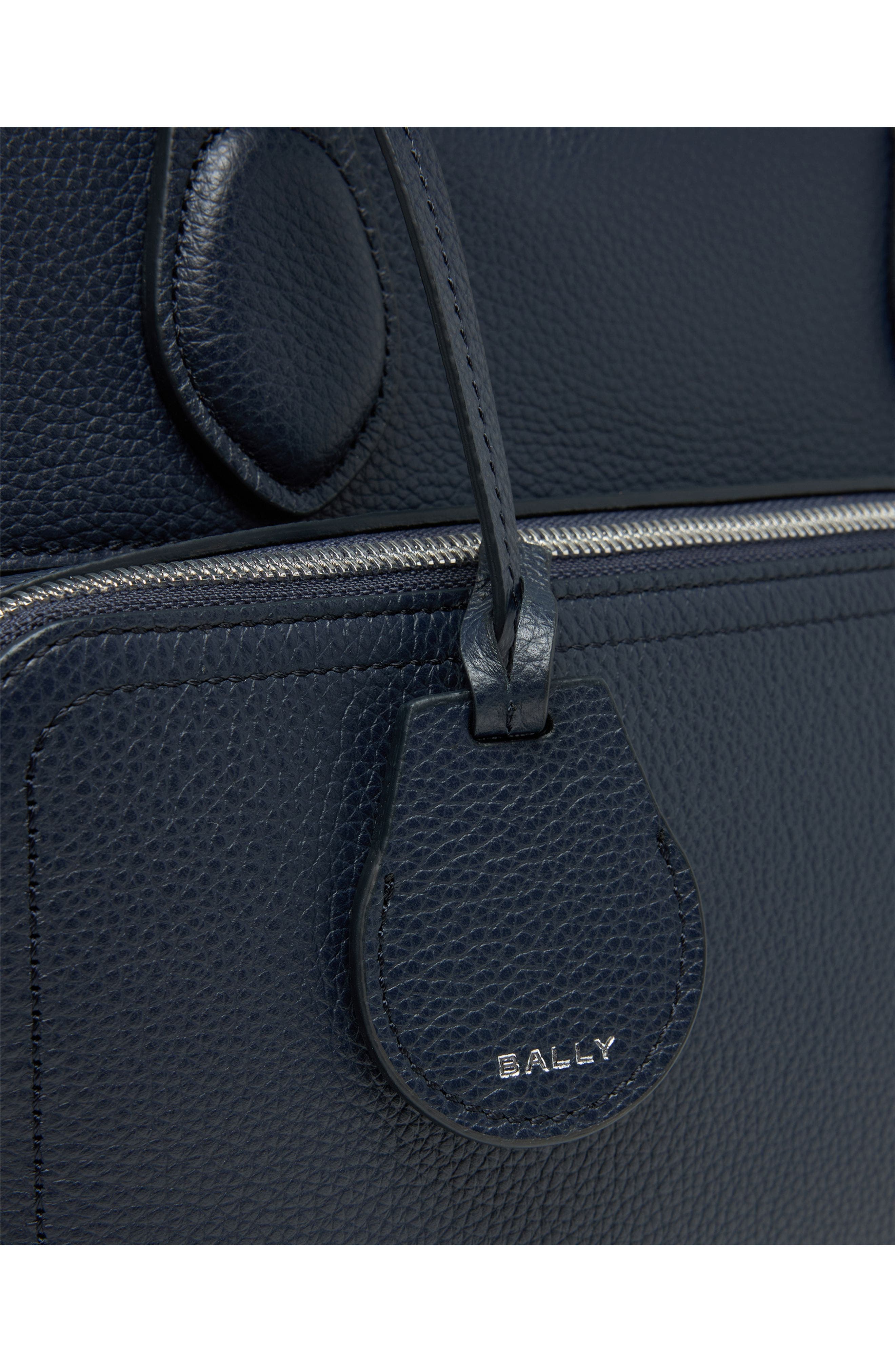 Bally Capitol Briefcase in Bovine Leather, Alternate, color, Blue