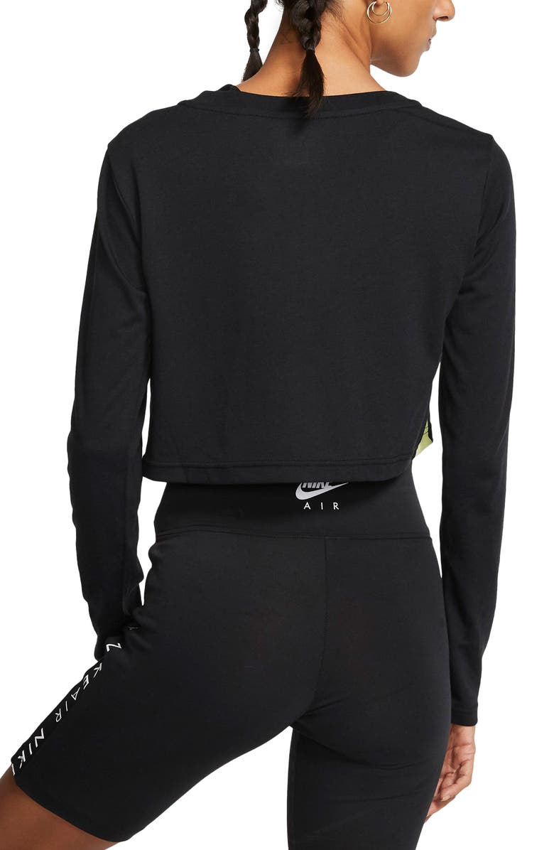 Nike Sportswear Air Force 1 Stacked Logo Crop Tee, Alternate, color, 