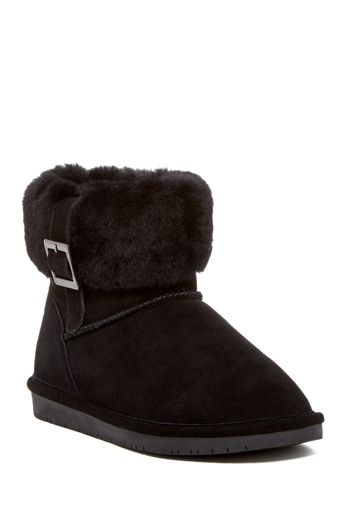 BEARPAW Abby Genuine Sheepskin Lined Boot, Main, color, 