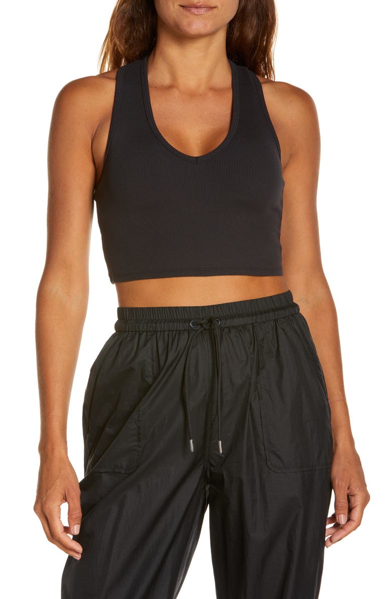 Alo Goddess Rib Crop Tank, Main, color, 