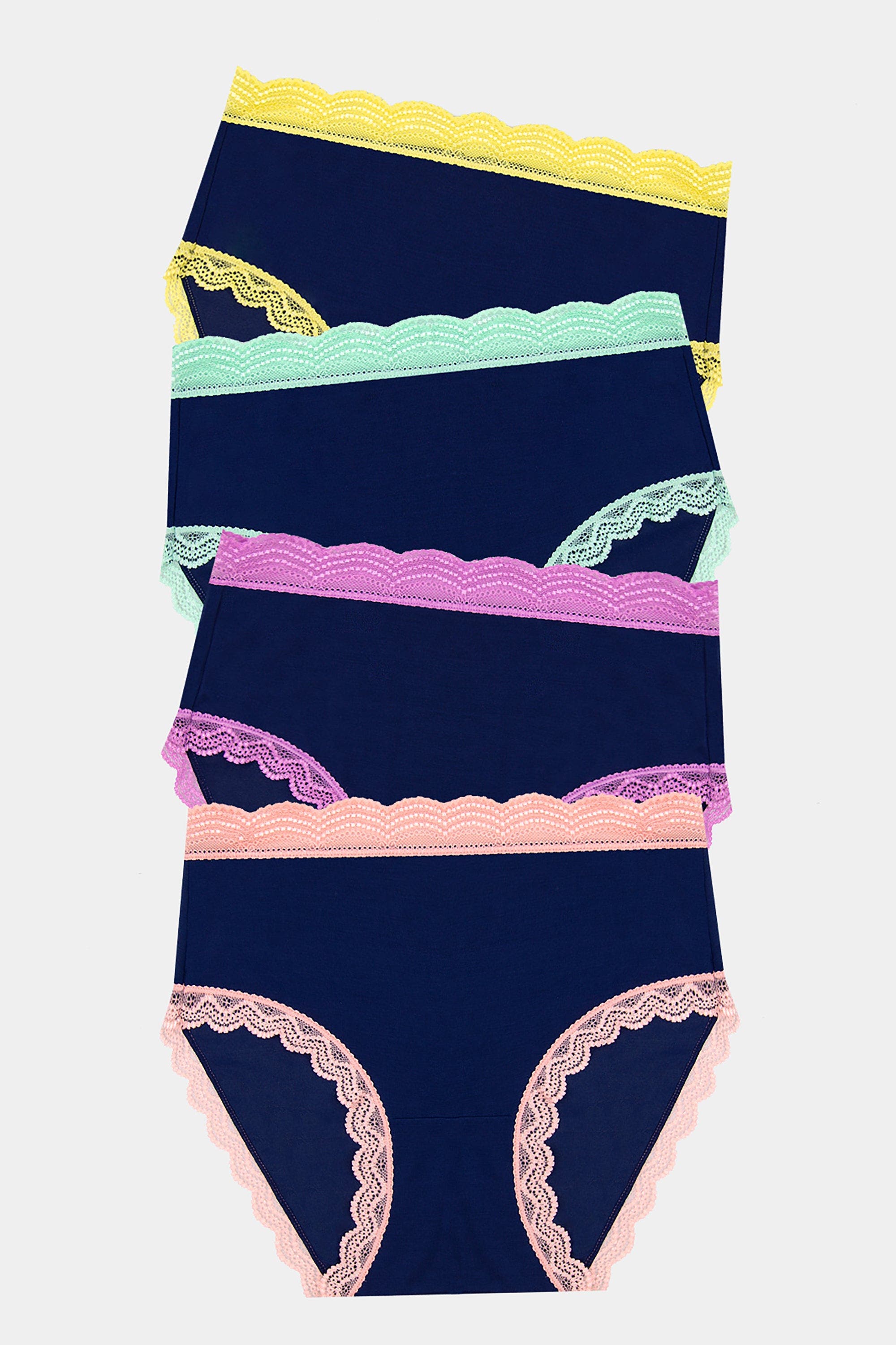 Navy Neon Pastels