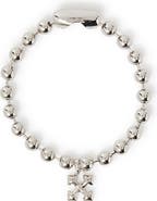 OFF WHITE Men's Arrow Ball Chain Bracelet