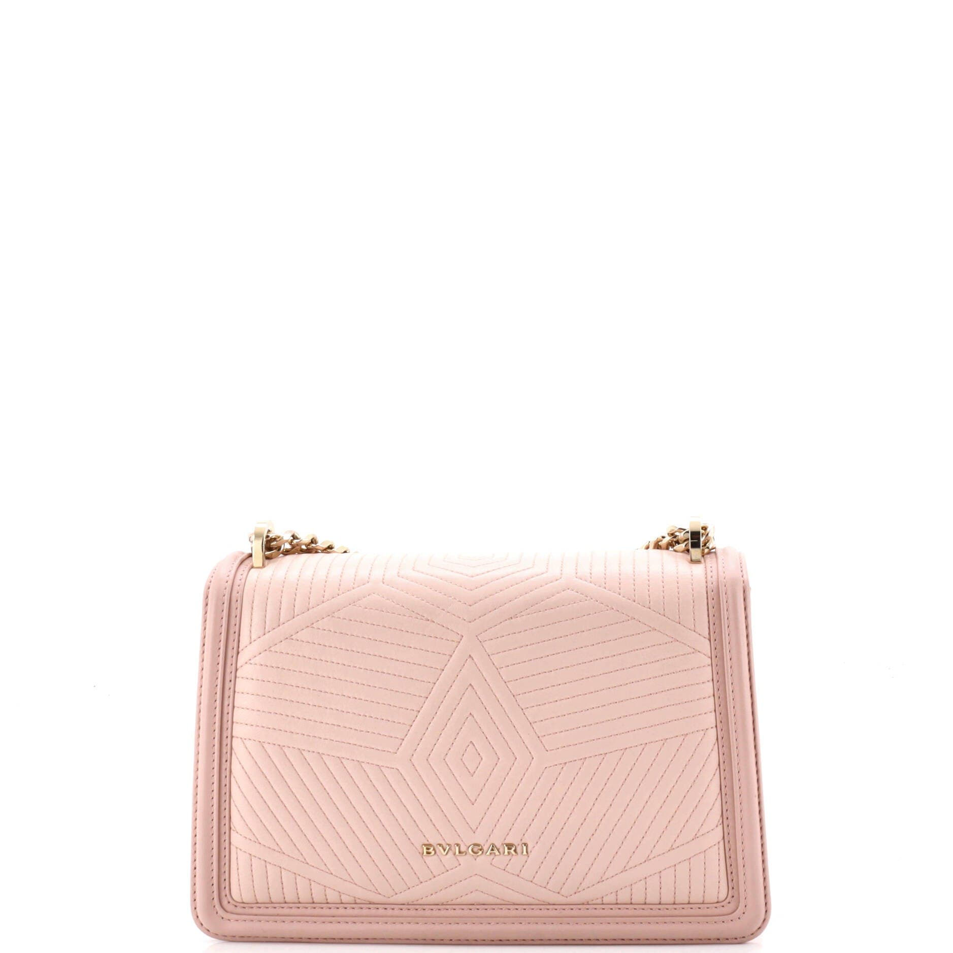 Serpenti Forever Shoulder Bag Quilted Leather Small, Alternate, color, Pink