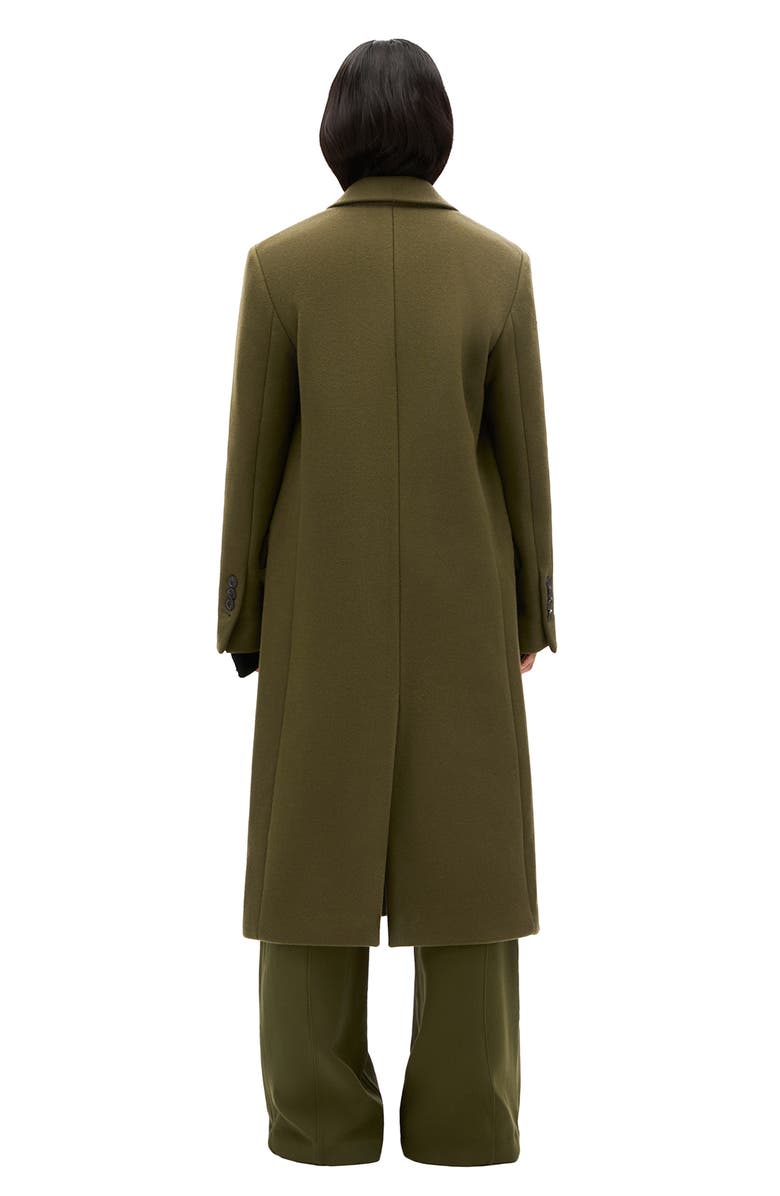 Another Tomorrow Tailored Overcoat, Alternate, color, Moss