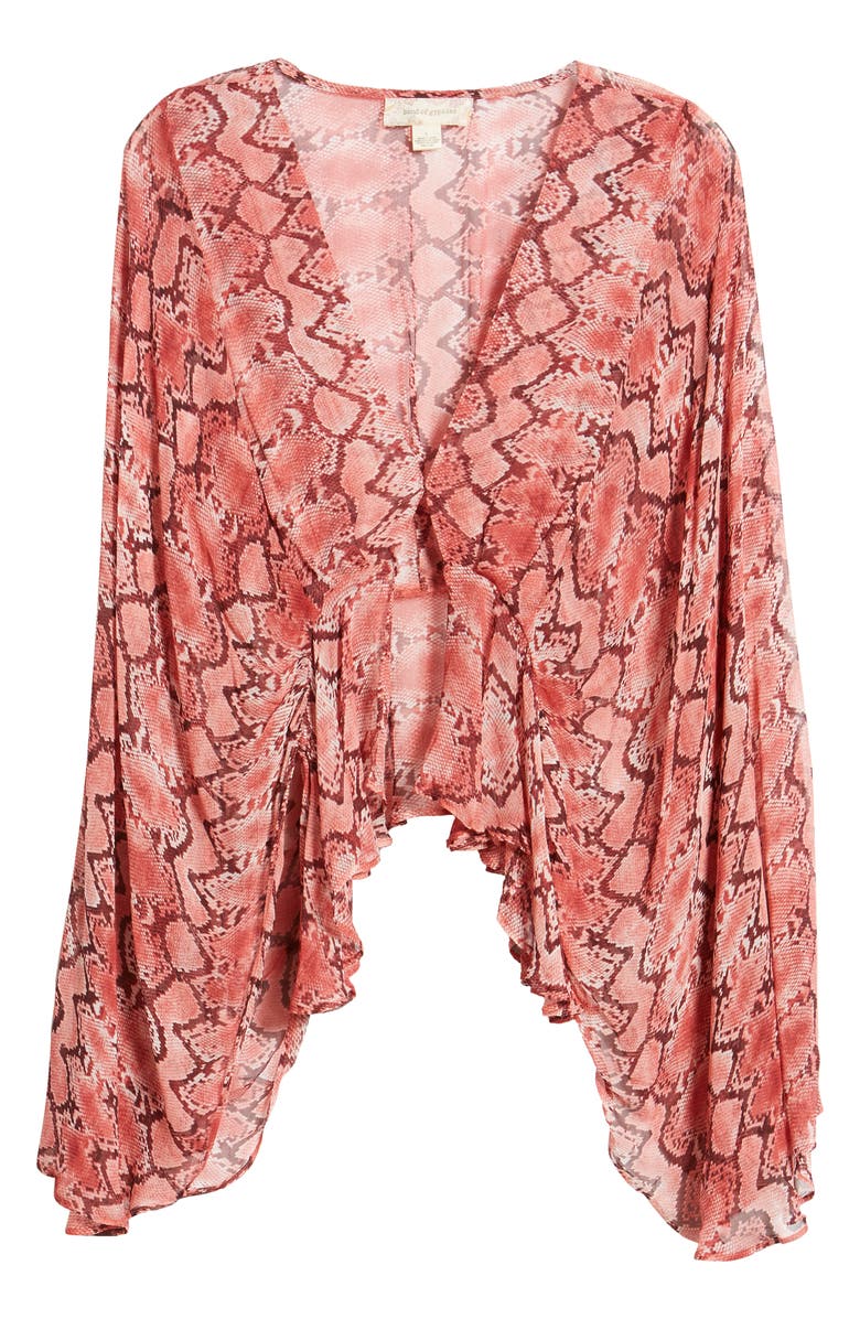 Band of Gypsies Vacancies Snake Print Top, Alternate, color, 