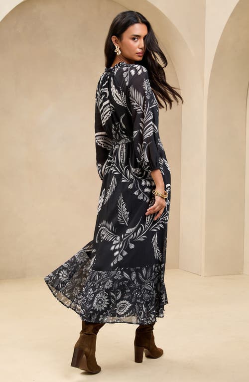 Lipsy Balloon Sleeves Maxi Dress