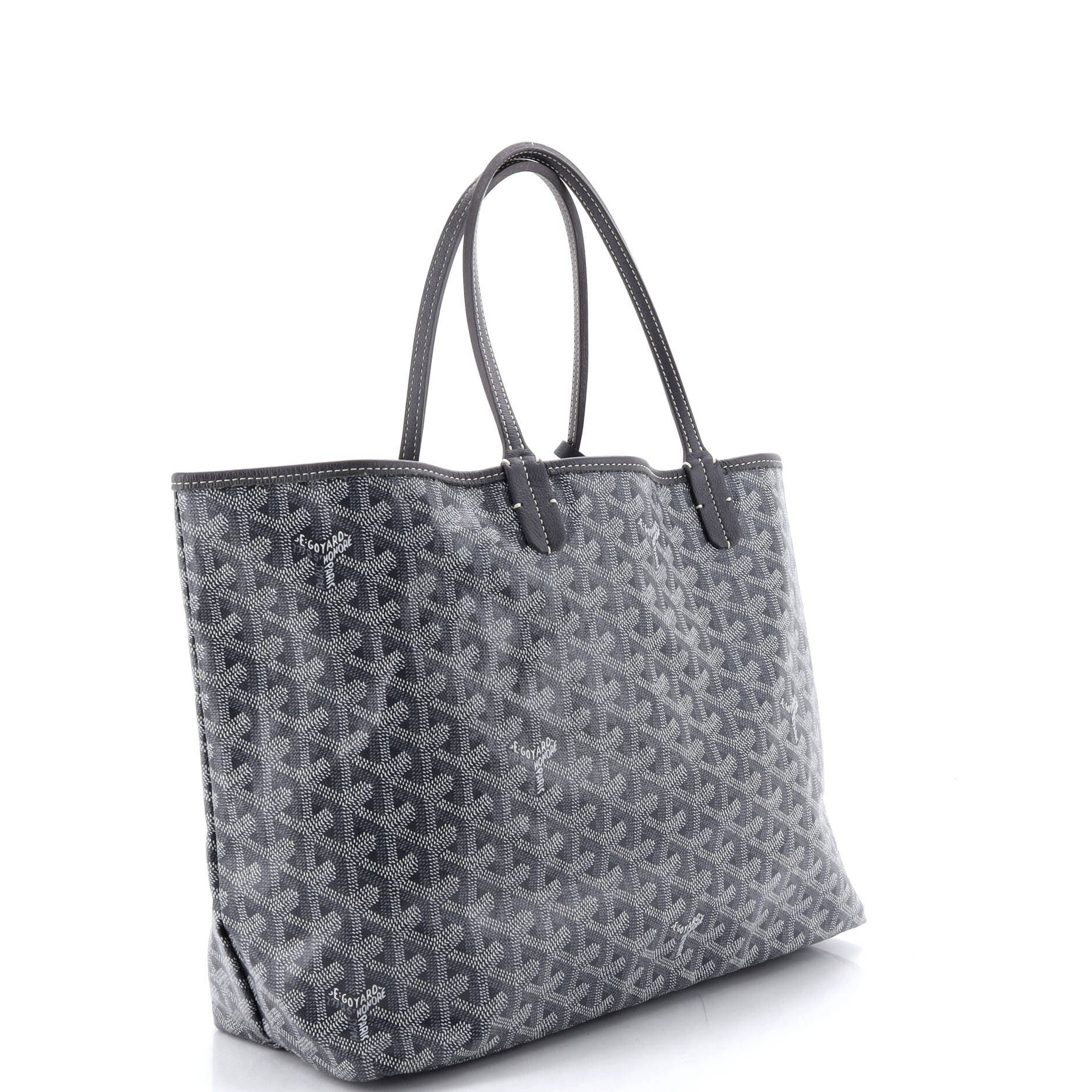 Pre-Owned Goyard Saint Louis Tote Coated Canvas PM, Alternate, color, Gray