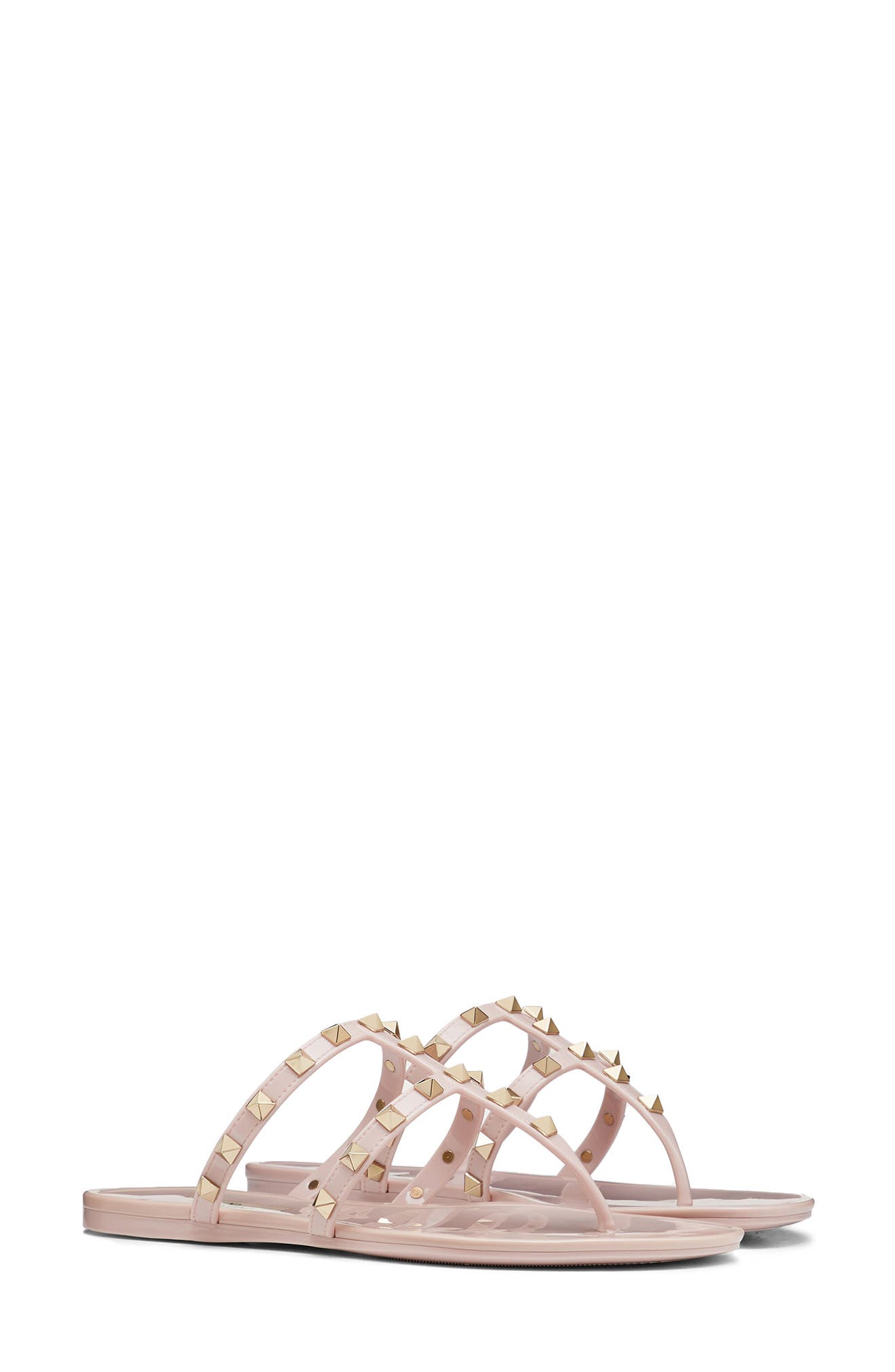 Rockstud Jelly Sandal, Main, color, POUDRE