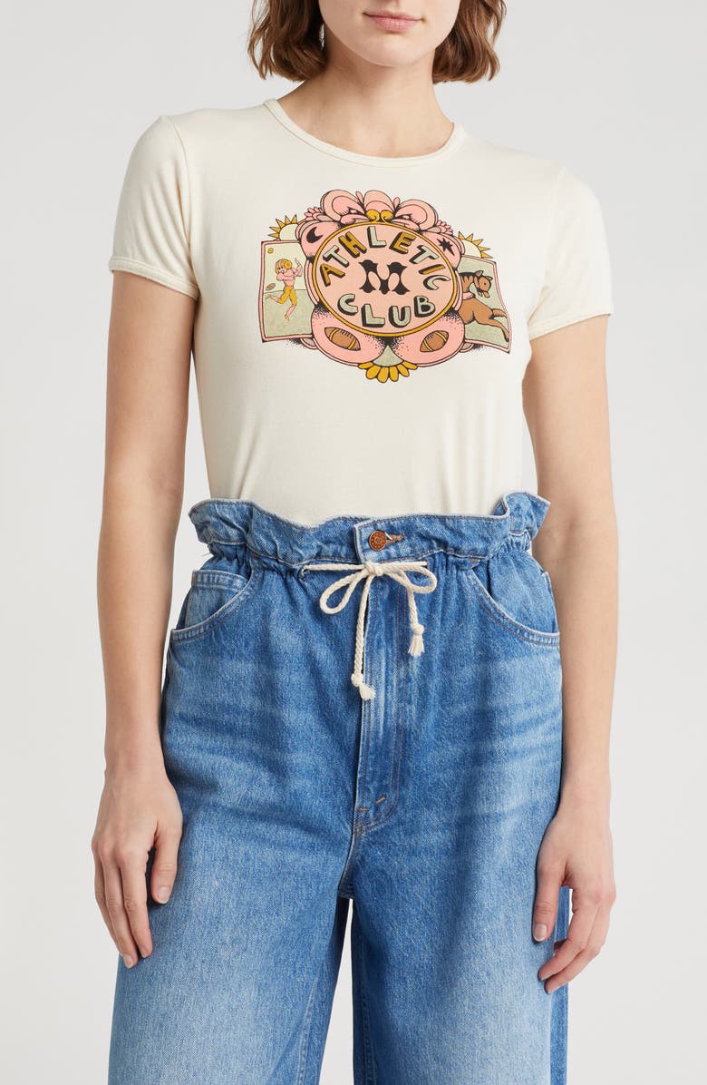 MOTHER The Itty Bitty Ringer Graphic T-Shirt, Main, color,