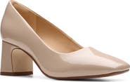 Clarks® Fernie Court Block Heel Pump