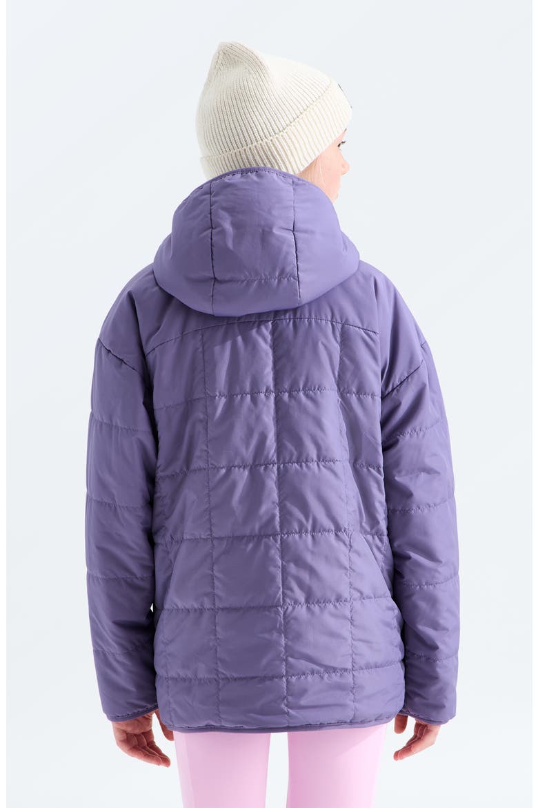 Kids' Shasta Water Repellent Reversible Hooded Jacket, Alternate, color, GROUNDED PLUM
