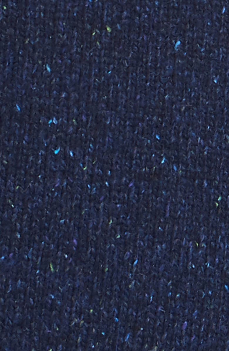 Barbour Tisbury Half Zip Wool Blend Pullover, Alternate, color, Navy