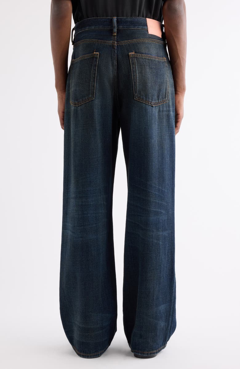 Acne Studios 1981 Loose Fit Jeans, Alternate, color, Dark Blue