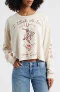 Daydreamer Johnny Cash Walk the Line Cotton Graphic T-Shir