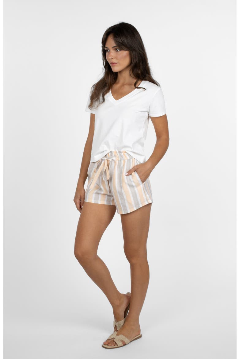 Sorrento Short, Alternate, color, Chamomile Stripe