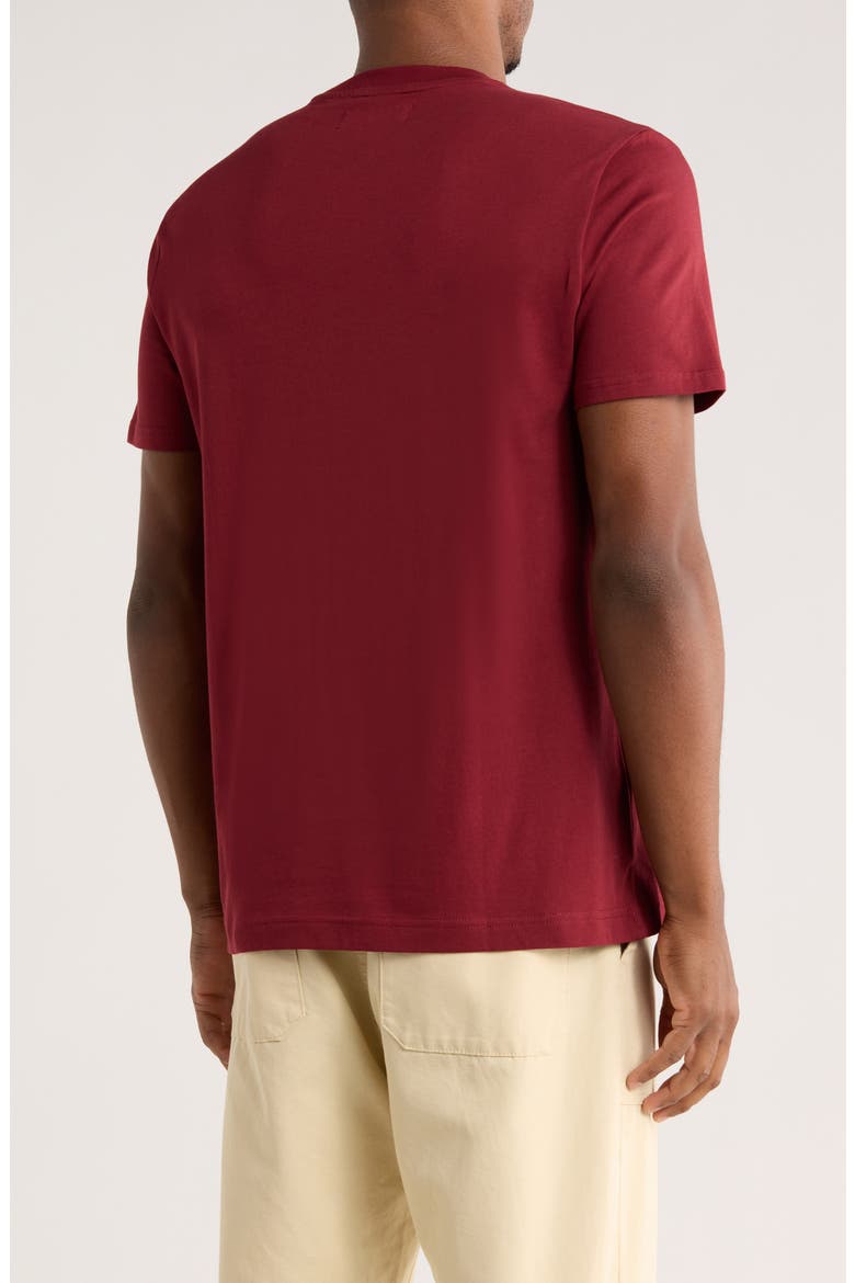Earl Tipped Pocket T-Shirt, Alternate, color, CABERNET