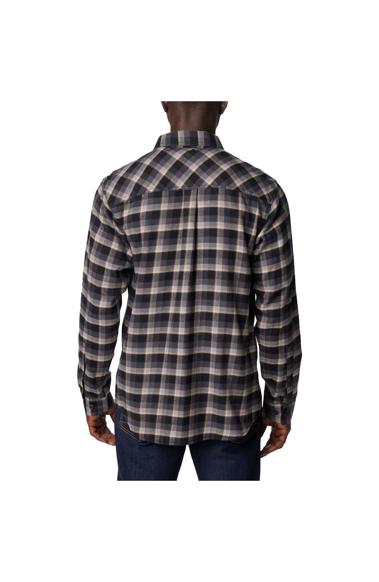 Columbia Black Purdue Boilermakers Flare Gun Flannel Long Sleeve Shirt, Alternate, color, 