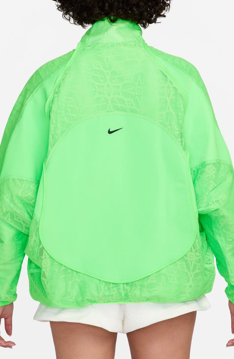 Nike Sportswear Street Lace Track Jacket, Alternate, color, Green Strike/ Black