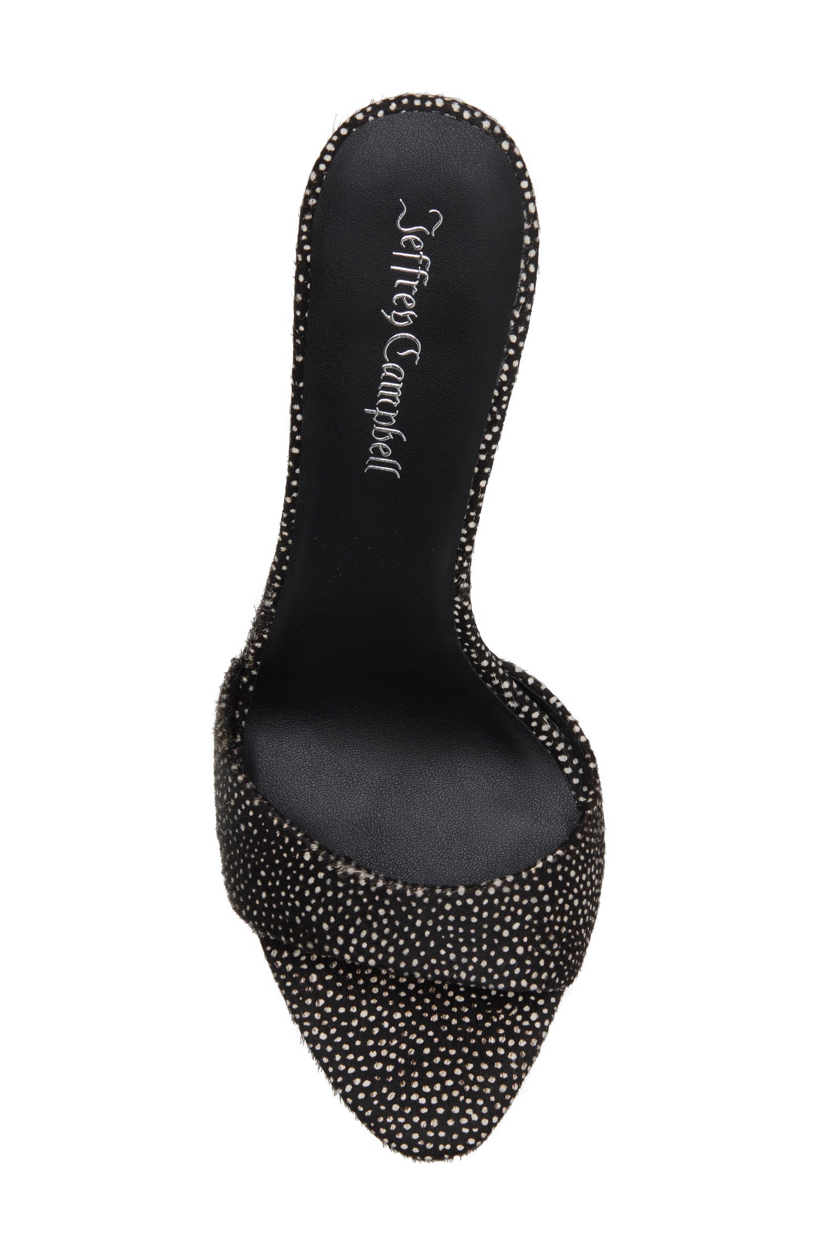 Ce Soire Sandal, Alternate, color, BLACK WHITE DOT