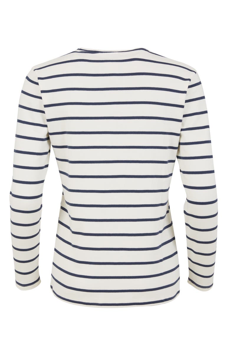 Celtic
Co. Striped Long Sleeve T-Shirt, Alternate, color, Chalk / Navy Stripe