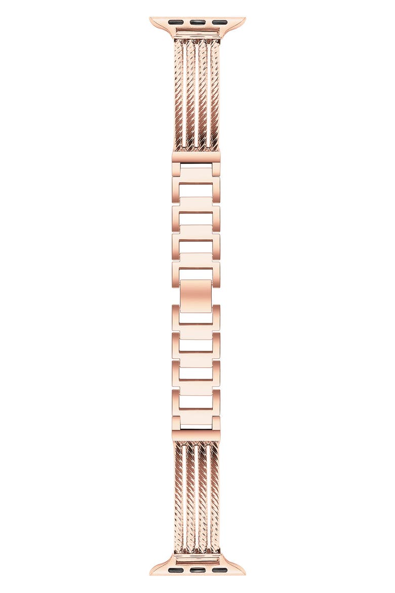 Clara 38mm Apple Watch® Bracelet Watchband, Main, color, ROSE GOLD