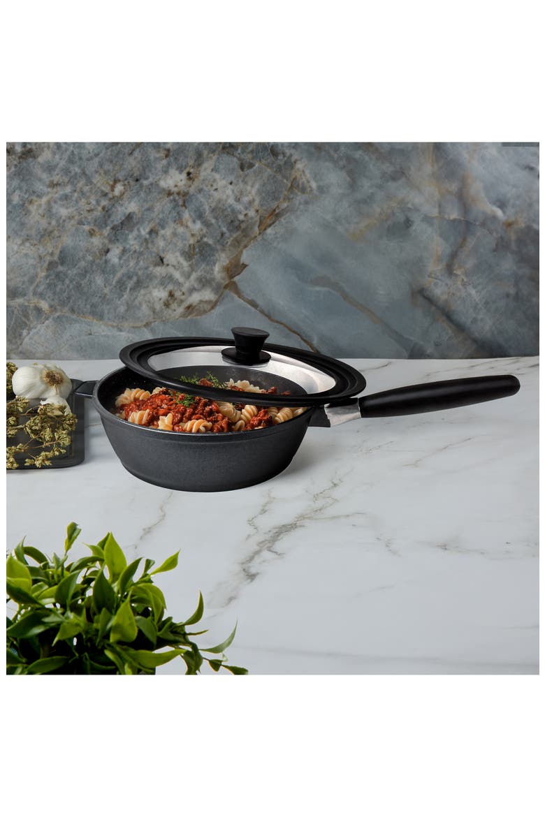 Eurocast 7-Piece Cookware Set, Alternate, color, BLACK