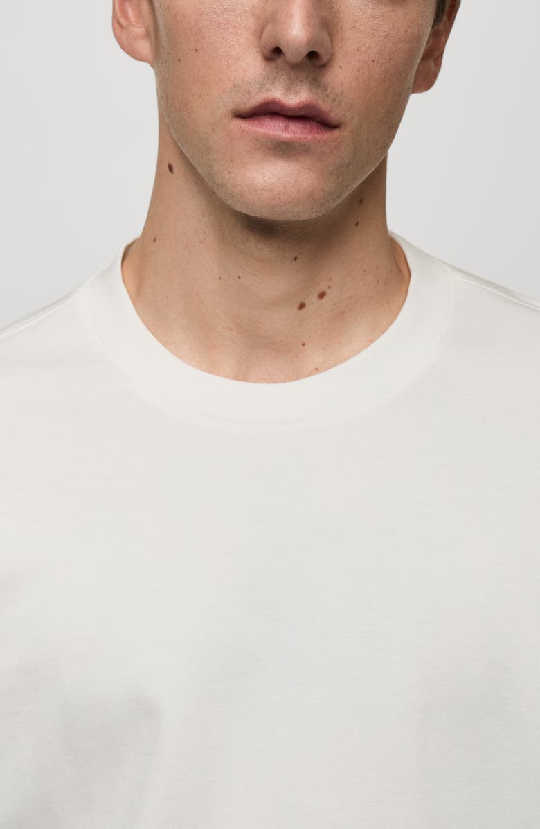 MANGO Regular Fit Long Sleeve Cotton T-Shirt, Alternate, color, 