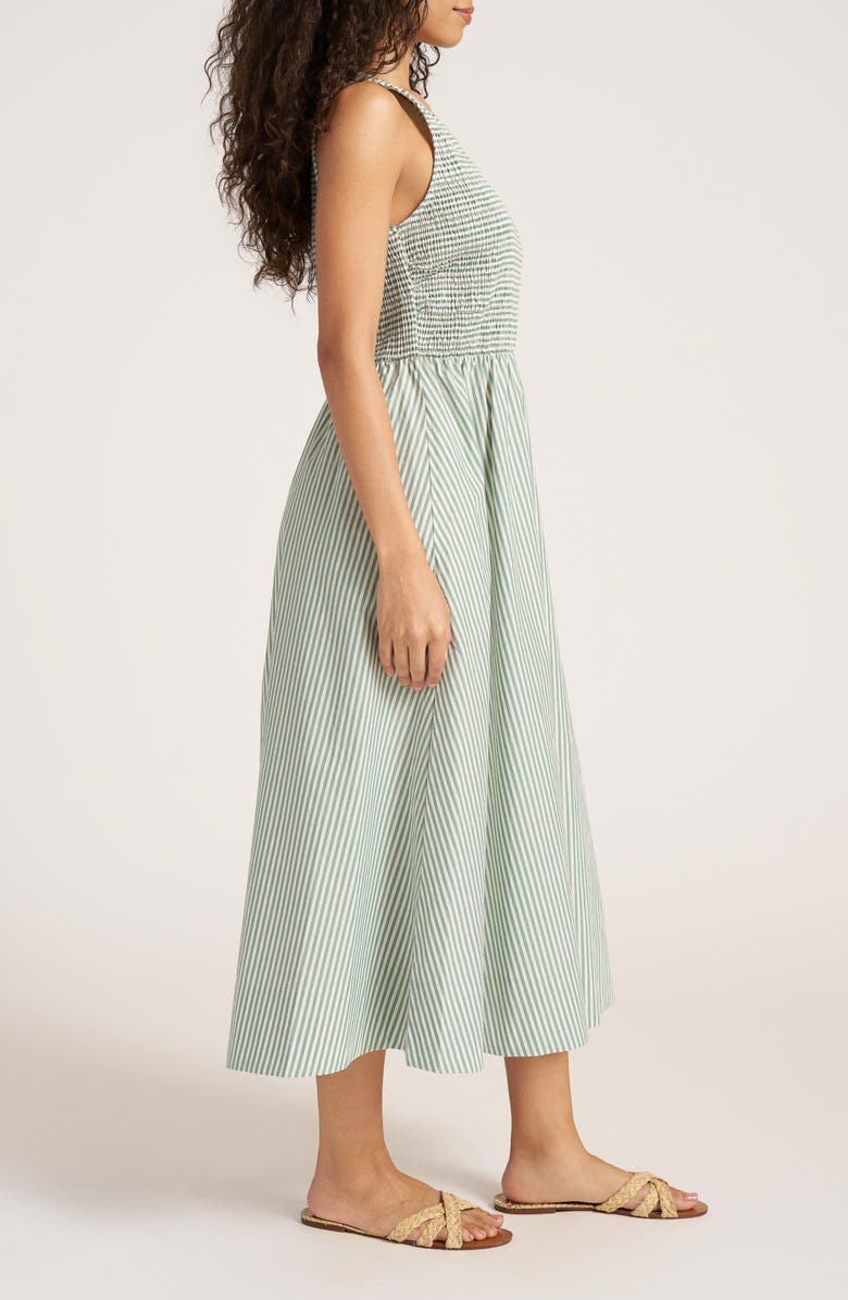 matty m. Verona Stripe Midi Dress, Alternate, color,