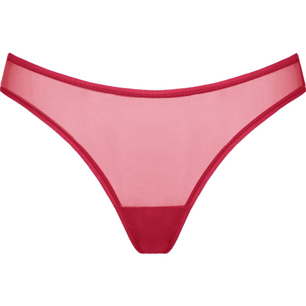 Cuup The Bikini Mesh In Red