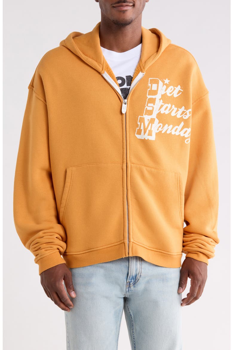 Star Full Zip Sweatshirt, Main, color, YELLOW