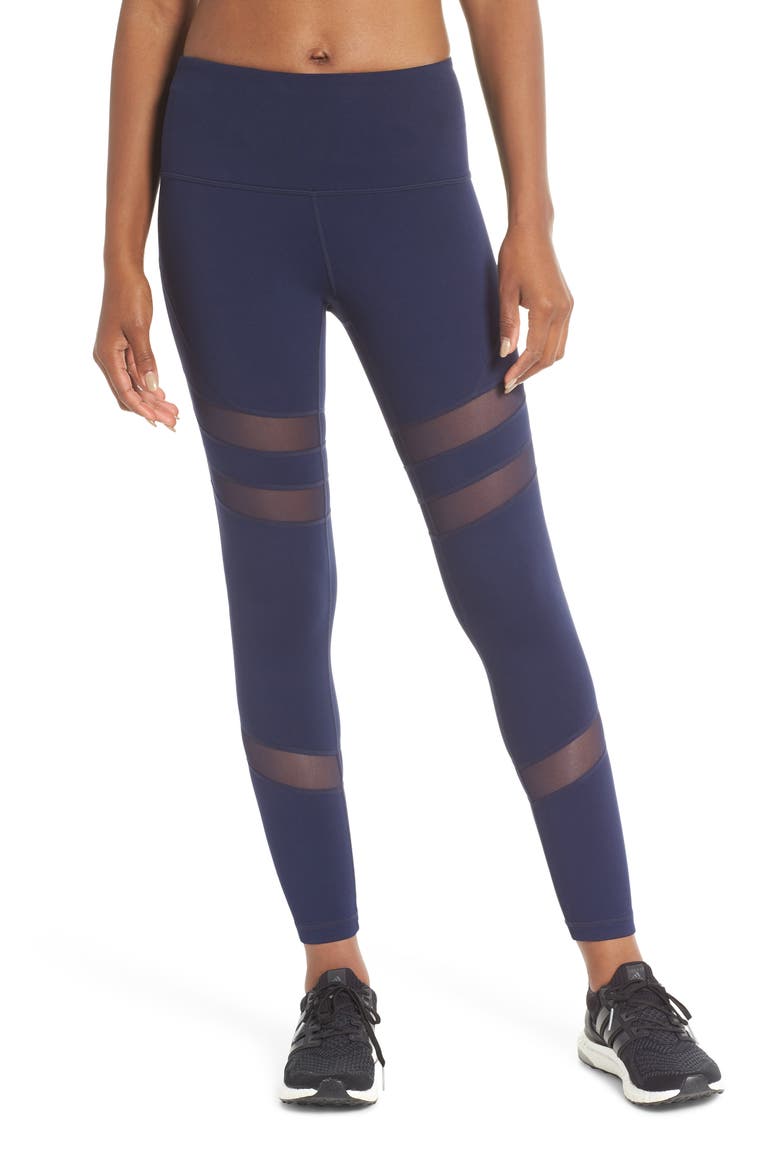 Good Sport High Waist Midi Leggings, Main, color, NAVY MARITIME