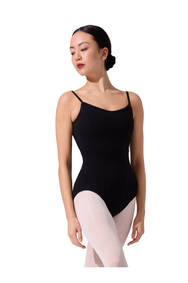 Princess Camisole Leotard, Alternate, color, black
