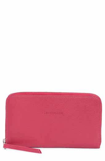 Zip Around Leather Wallet